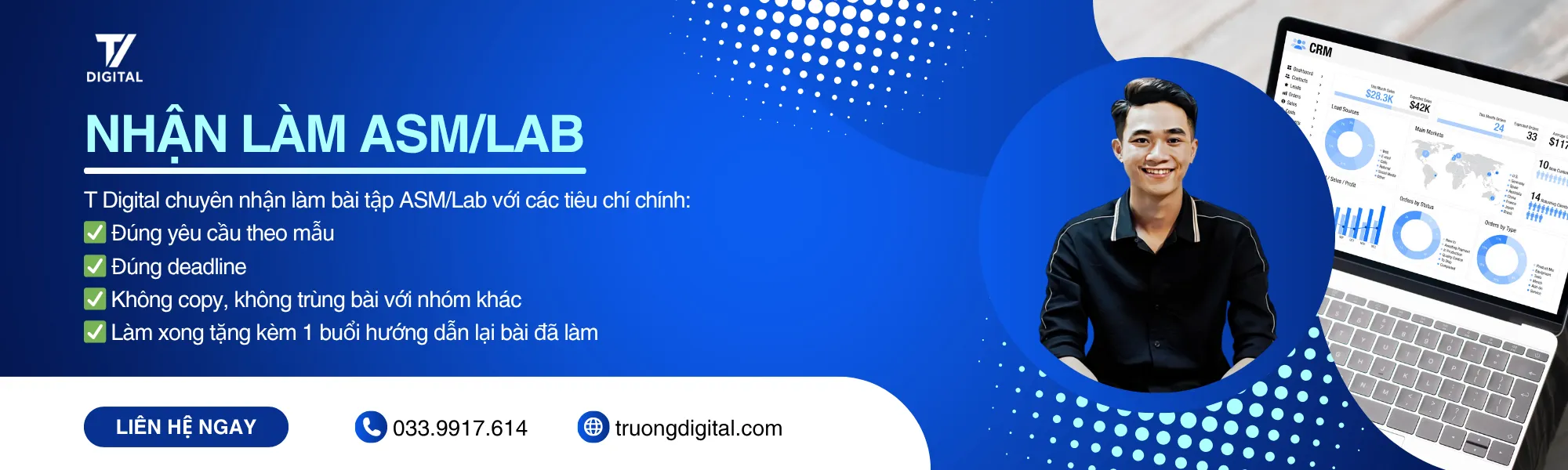 nhận làm asm,lab sinh viên cao đẳng fpt - T Digital_033.9917.614